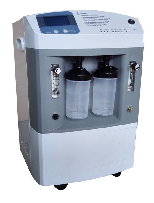Le concentrateur médical d'oxygène d'utilisation de clinique de hôpital de 10 lpm avec le double flux